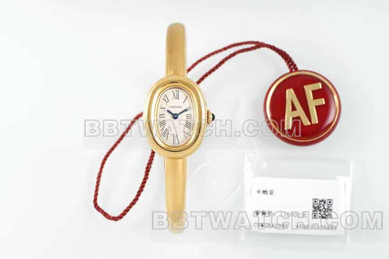 AF厂卡地亚浴缸一比一超A精仿黄金WGBA0018正面实拍图