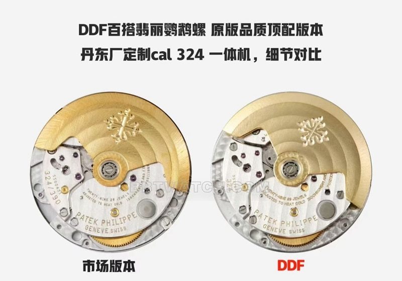 DDF Factory Patek Philippe Nautilus 5711 Top-Replik-Uhren im Vergleich zu Originaluhren