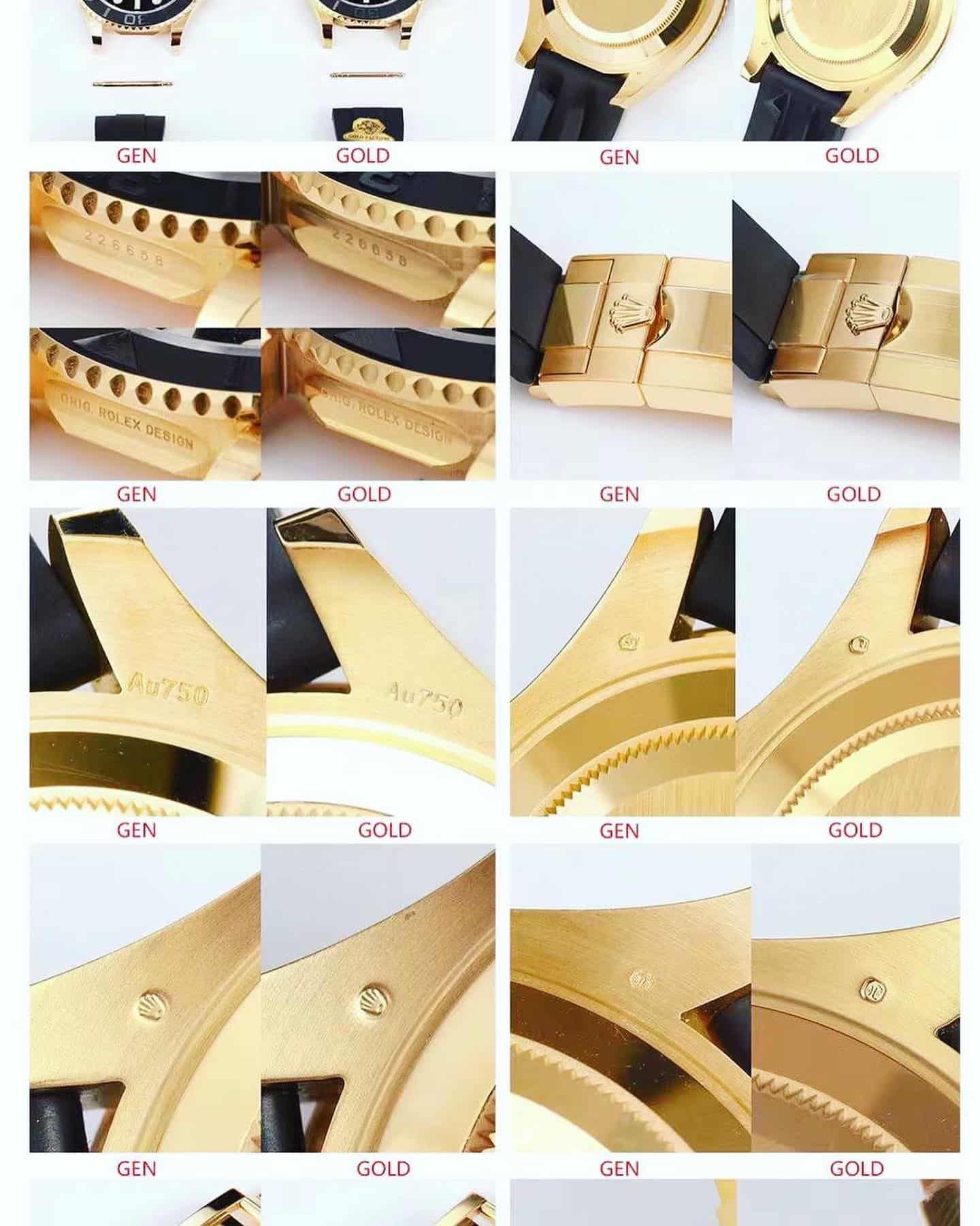 Gold厂劳力士顶级复刻手表游艇名仕226658真假对比评测外观实拍图