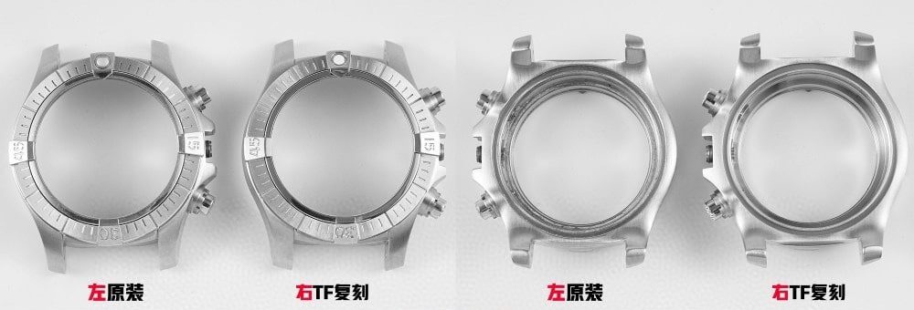 TF厂百年灵顶级复刻手表复仇者黑盘A13317真假对比评测外观实拍图