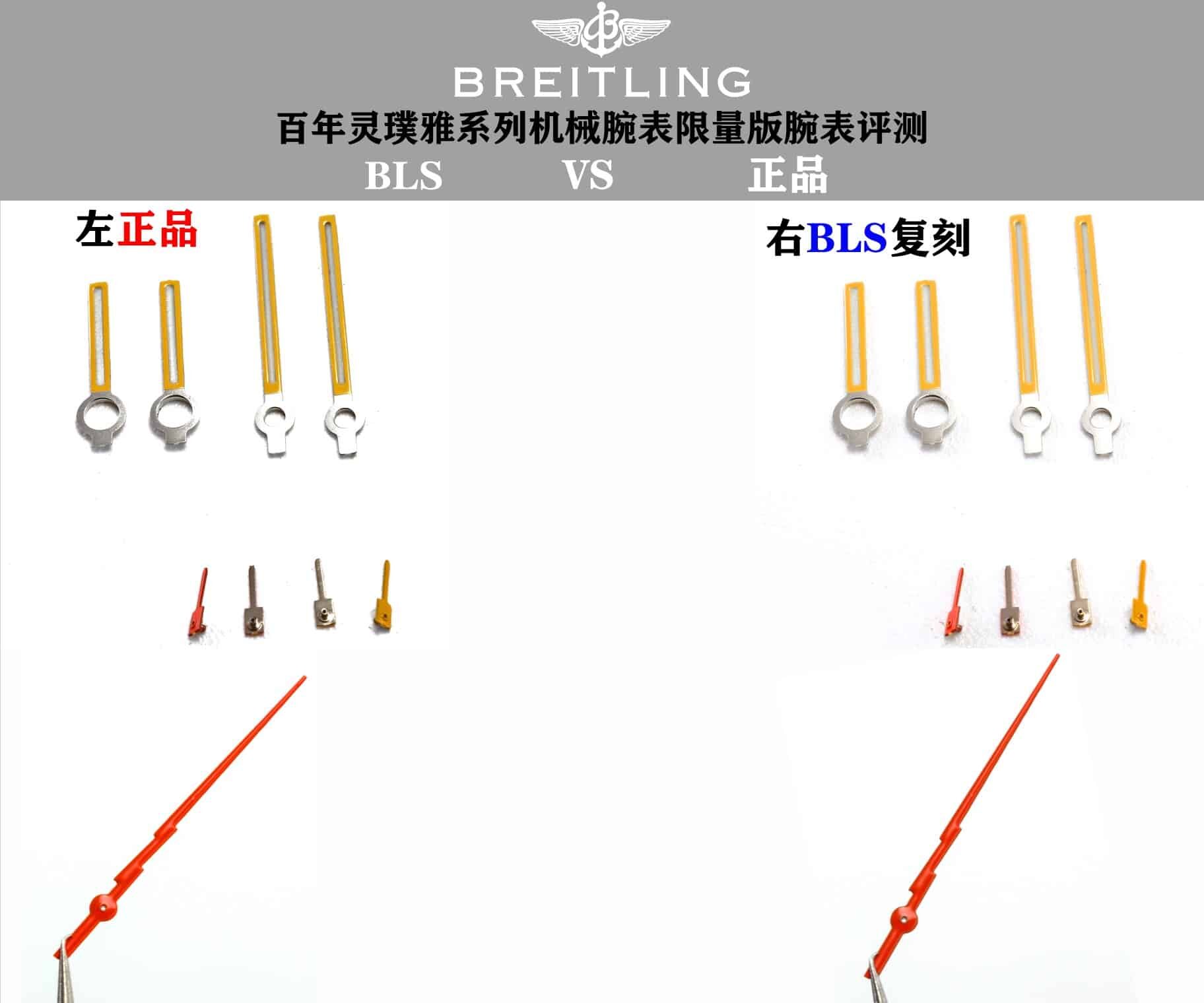 BLS厂百年灵顶级复刻手表TOP TIME银盘A233101A1A1X1真假对比评测外观实拍图