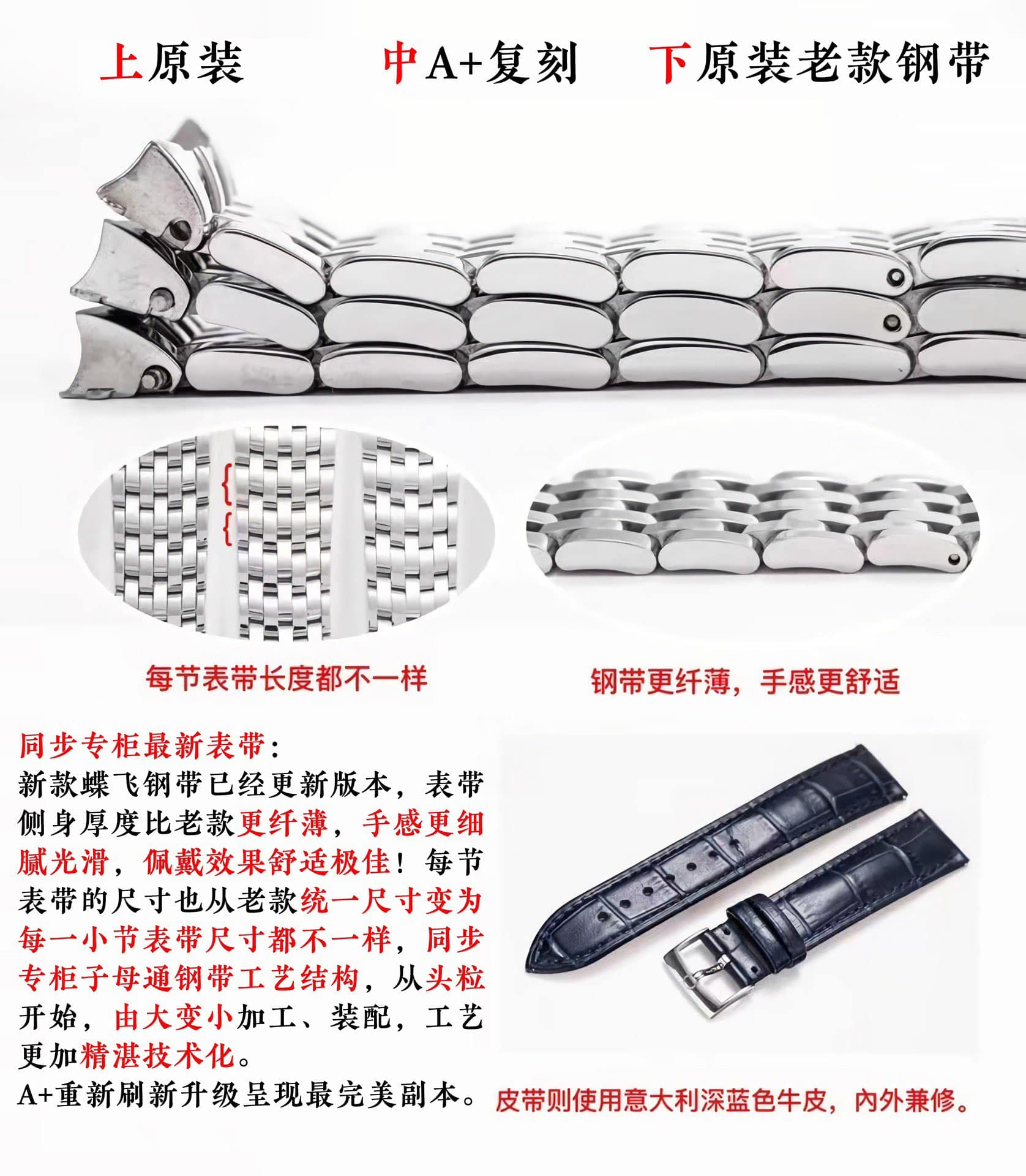 A+厂欧米茄顶级复刻手表碟飞蓝盘424.10.40.20.03.001真假对比评测外观实拍图