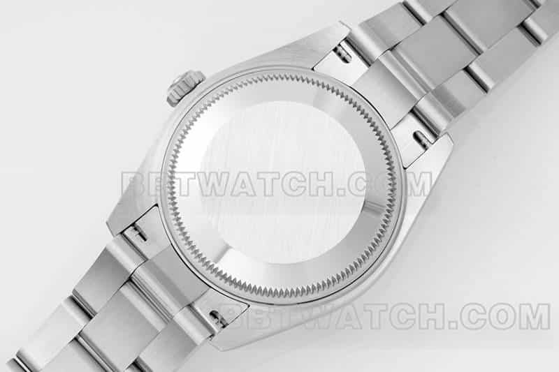 ARF factory Rolex log top one to one high imitation powder disc diamond ring 31mm three compartment link 278289 back actual photo