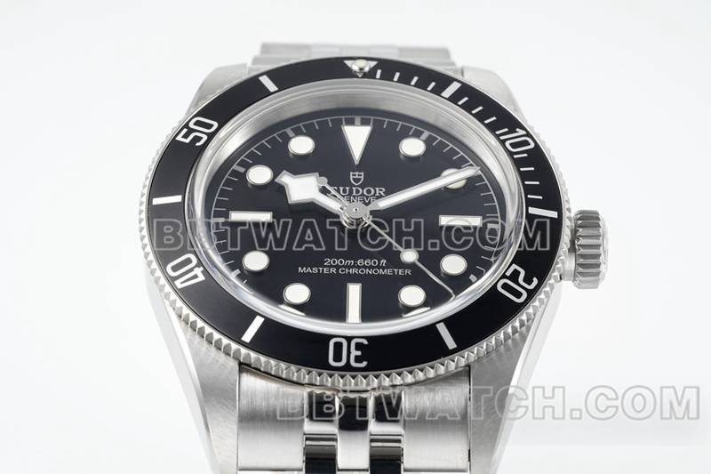 Tudor Super Clone Watch ZF Factory Biwan Black Plate 41mm Steel Strap Model M7941A1 Front View