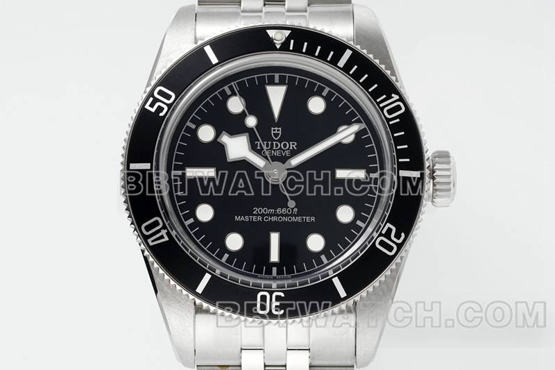 Tudor Super Clone Watch ZF Factory Biwan Black Plate 41mm Steel Strap Model M7941A1 Front View