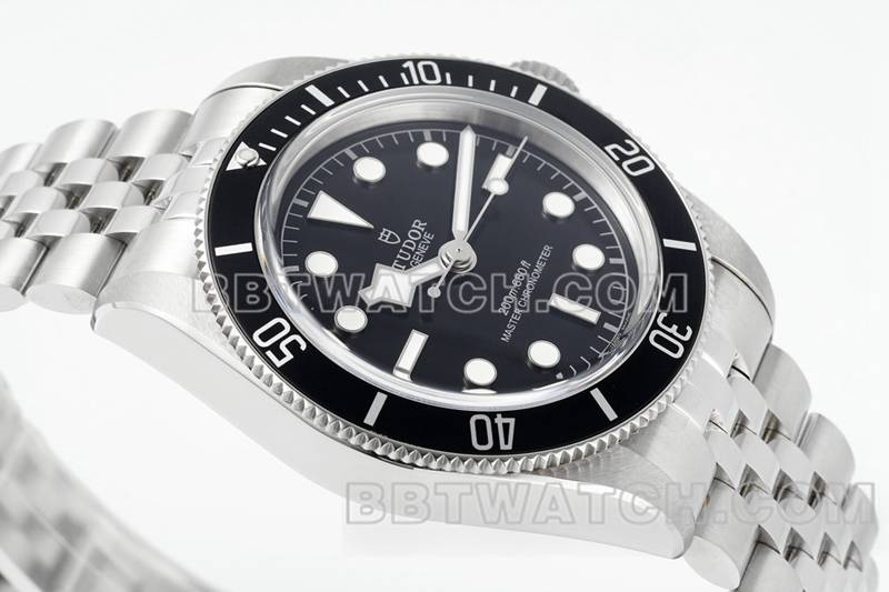 Tudor Super Clone Watch ZF Factory Biwan Black Plate 41mm Steel Strap Model M7941A1 Front View