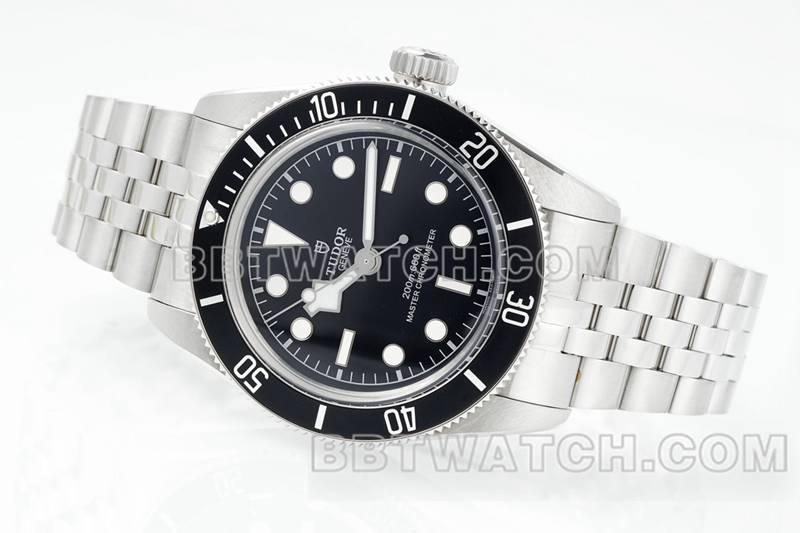 Tudor Super Clone Watch ZF Factory Biwan Black Plate 41mm Steel Strap Model M7941A1 Front View