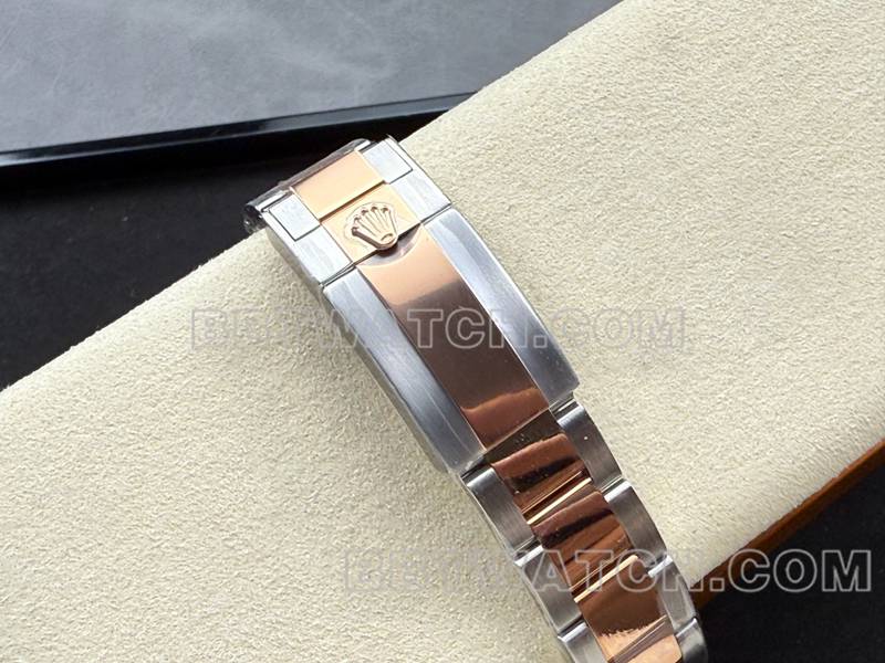 劳力士超级克隆手表ARF厂格林尼治GMT沙士圈3285机芯表带实拍图