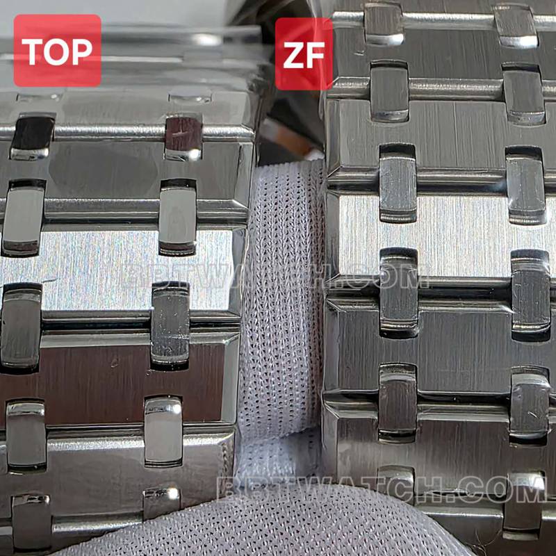 TOP et ZF factory Patek Philippe top réplique montres disque bleu 15510 comparer différence authentique