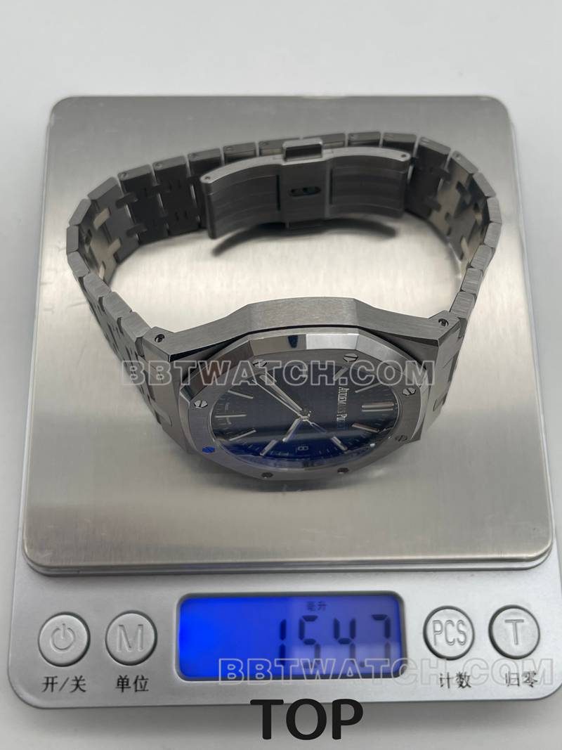 TOP et ZF factory Patek Philippe top réplique montres disque bleu 15510 comparer différence authentique