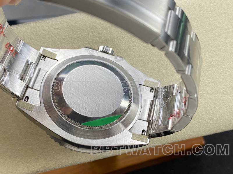 劳力士1:1复刻手表ARF厂潜航者41mm黑水鬼3235机芯126610背面实拍图