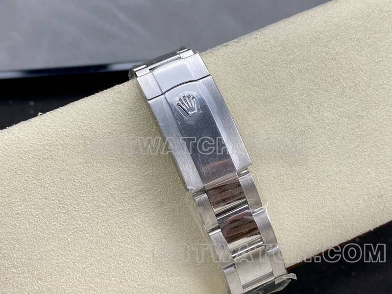 劳力士1:1复刻手表ARF厂日志41mm光圈银盘3235钢带款表带实拍图