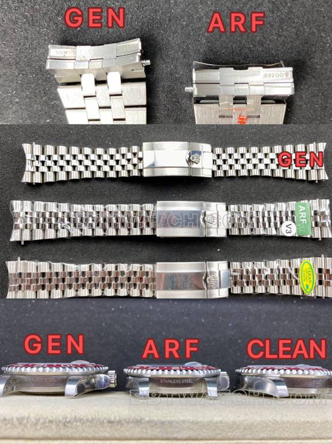 ARF Factory Rolex Top Replica Watches GMT Cola Ring 126710 Review