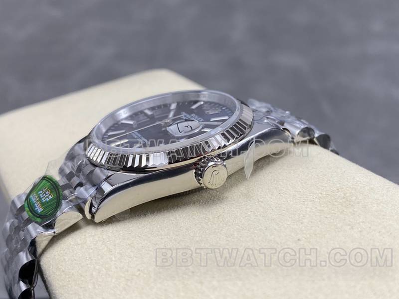 劳力士超级克隆手表ARF厂日志型蓝盘36mm钢带款侧
