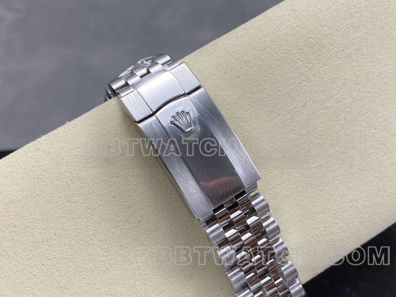 劳力士超级克隆手表ARF厂日志型蓝盘36mm钢带款表带实拍图