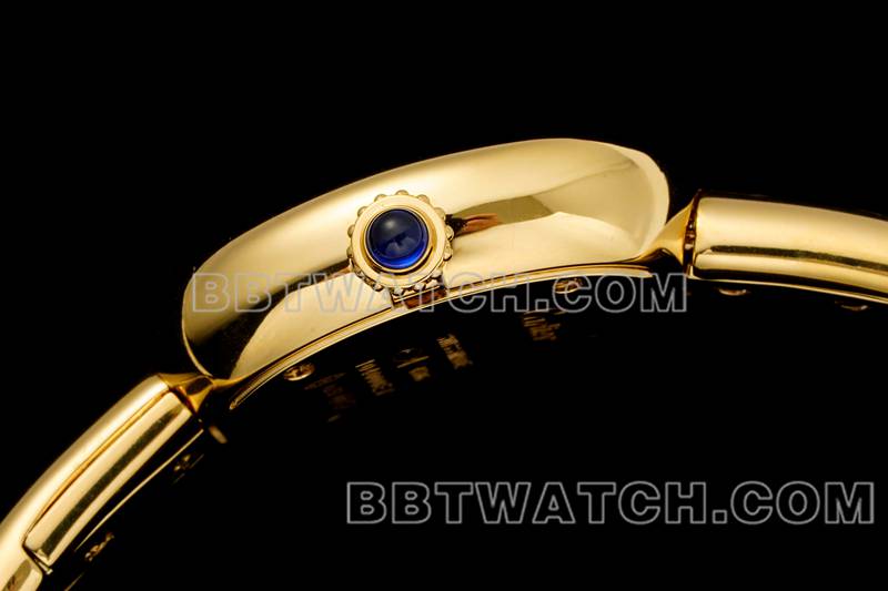 卡地亚超级克隆手表BLS厂浴缸15尺寸石英手镯表侧面实拍图