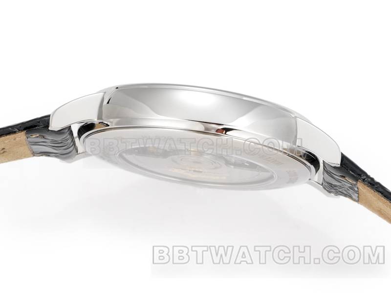 浪琴顶级复刻手表XC厂优雅40mm白盘L888机械机芯皮带款侧面实拍图