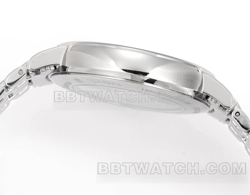 浪琴最优复刻手表XC厂优雅40mm白盘L888机械机芯钢带款侧面实拍图