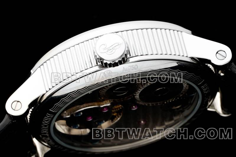 Breguet super clone watch RMS factory classic white disk tourbillon mechanical belt model side actual photo
