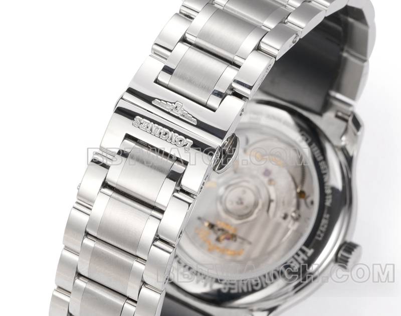 Longines 1:1 réplique montres XC factory masterpiece silver white disc L888 mechanical movement steel strap models strap real picture