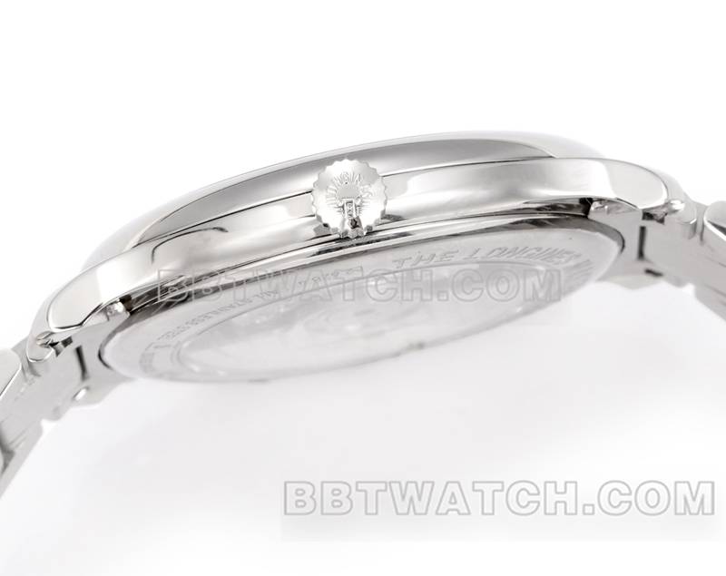 Longines 1:1 réplique montres XC chef-d'œuvre d'usine argent disque blanc L888 mouvement mécanique ceinture en acier modèles côté photo réelle