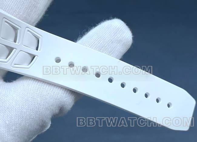 最优复刻手表理查德米勒RM30-01白陶瓷表带实拍图