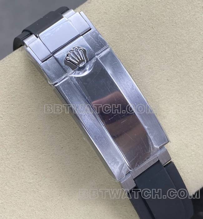 顶级复刻手表UFO厂迪通拿劳力士陨石盘4131机械表扣实拍图