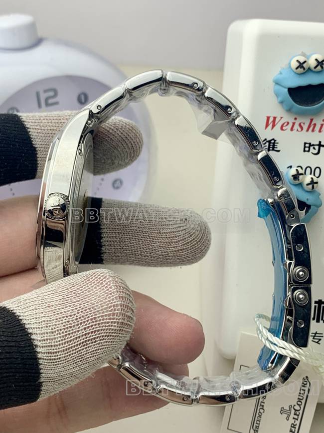 顶级复刻手表积家V9厂大师银盘899机械侧面实拍图