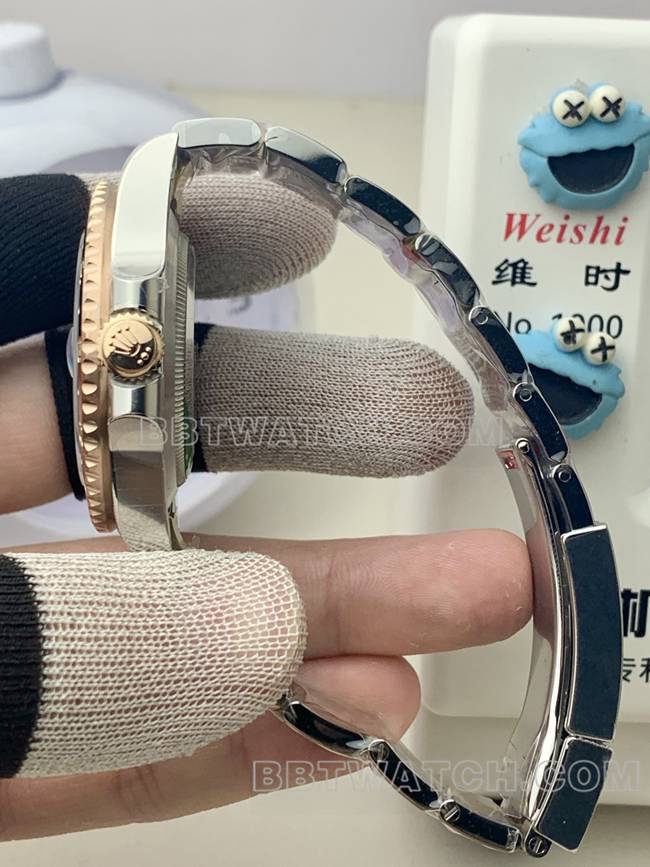 超级克隆手表格林尼治VS厂劳力士沙士圈3285机械侧面实拍图