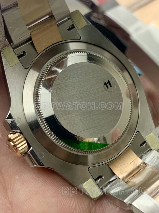 超级克隆手表格林尼治VS厂劳力士沙士圈3285机械背面实拍图