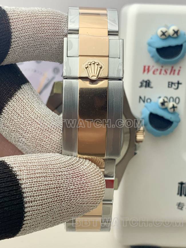 超级克隆手表格林尼治VS厂劳力士沙士圈3285机械表带实拍图