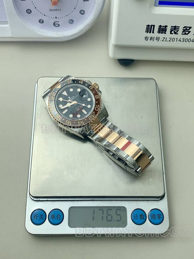 超级克隆手表格林尼治VS厂劳力士沙士圈3285机械正面实拍图