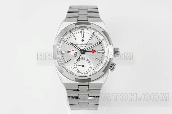 顶级复刻手表江诗丹顿V9厂纵横四海银盘机械7920V正面实拍图