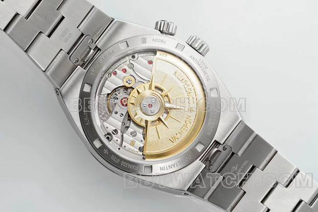 顶级复刻手表江诗丹顿V9厂纵横四海银盘机械7920V背面实拍图