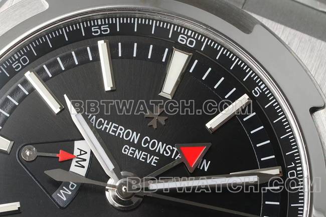 最优复刻手表江诗丹顿V9厂纵横四海黑盘机械7920V正面实拍图