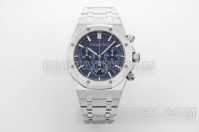 超级克隆手表ZF厂皇家橡树爱彼蓝盘机械26240正面实拍图