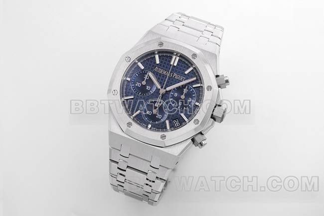 超级克隆手表ZF厂皇家橡树爱彼蓝盘机械26240正面实拍图