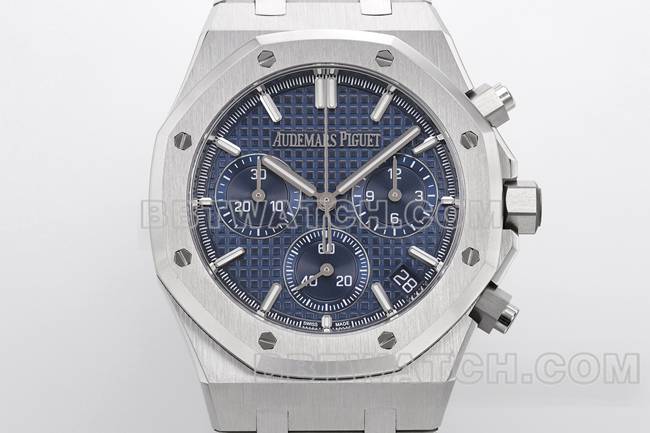 超级克隆手表ZF厂皇家橡树爱彼蓝盘机械26240正面实拍图