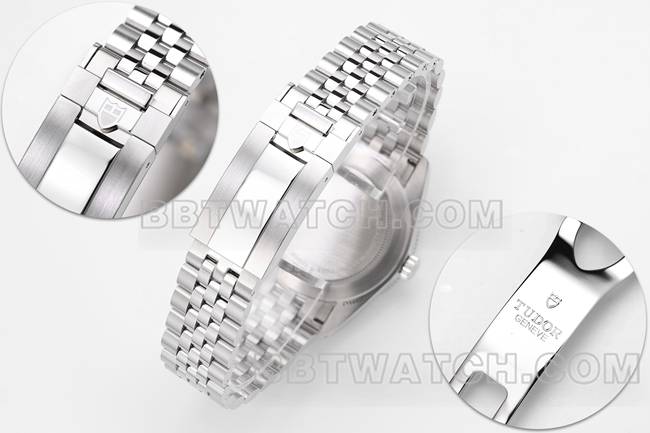 最优复刻手表帝舵碧湾ZF工厂蓝盘54型M79000表带实拍图