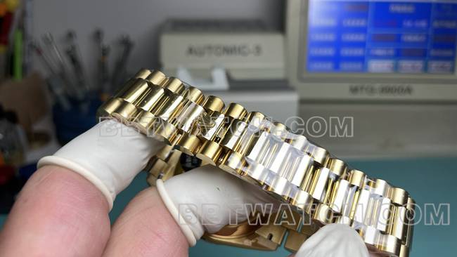 最优复刻手表CBD厂劳力士星期日历3255机械黑盘40mm表带实拍图