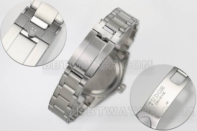 最优复刻手表碧湾ZF厂帝舵白盘79470表带实拍图