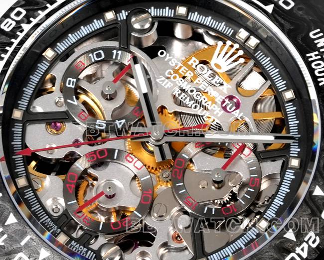 最佳复刻手表迪通拿TW厂劳力士黑盘黑色尼龙表带正面实拍图