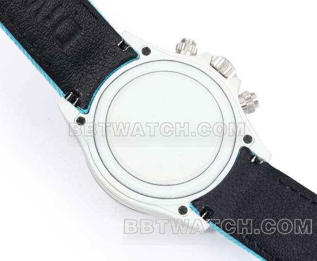 Beste Replik Uhren Daytona TW Fabrik Rolex Light Blue Plate Drill Ring Blue Nylon Strap Back Aktuelle Bilder