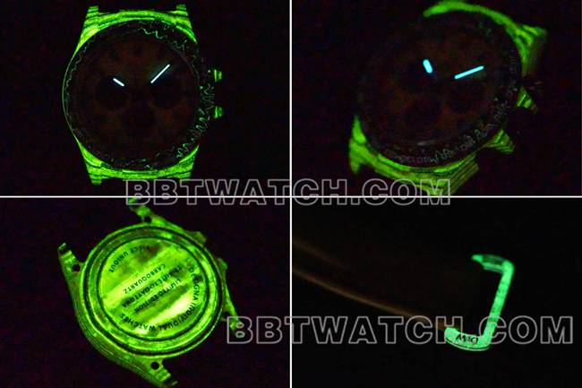 Best replica watches TW factory Rolex Daytona yellow disk yellow case black nylon strap luminescent real picture