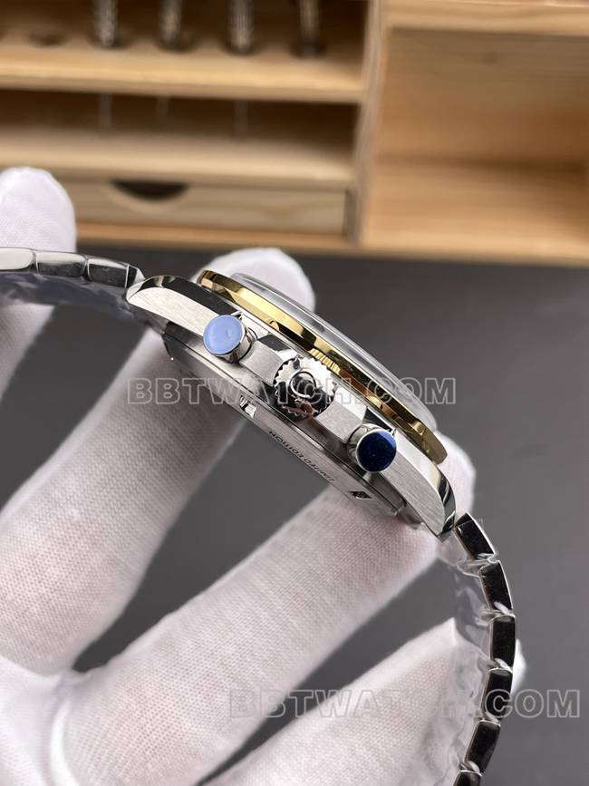 1:1复刻手表超霸N1厂欧米茄月球表阿波罗11号侧面实拍图