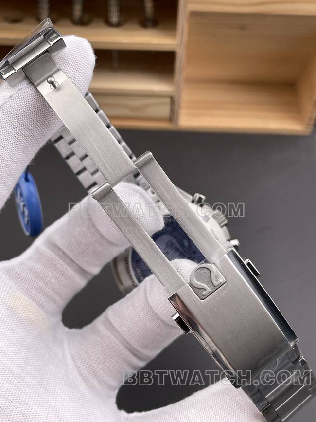 1:1复刻手表超霸N1厂欧米茄月球表阿波罗11号表扣实拍图