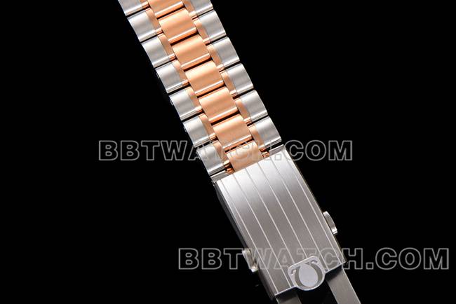 Les meilleures répliques de montres Speedmaster N1 usine Omega disque d'or rose intermédiaire or acier modèles bracelet photo réelle