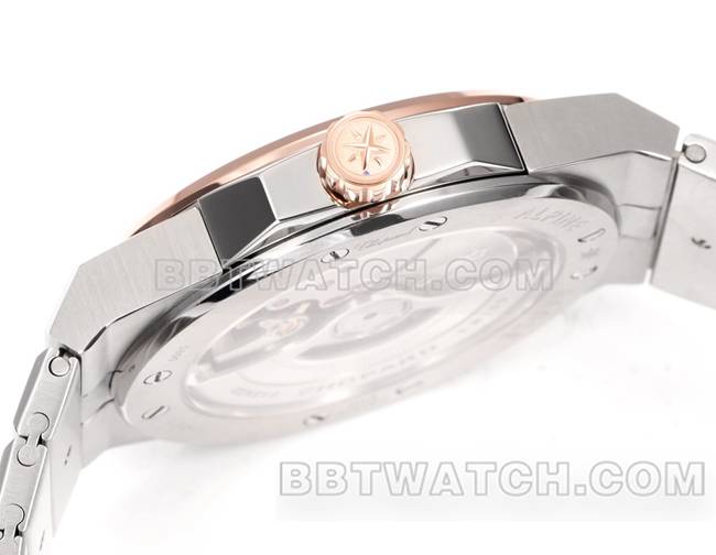 最优复刻手表GH厂萧邦雪山傲翼灰盘41mm间金钢表带正面实拍图侧面实拍图