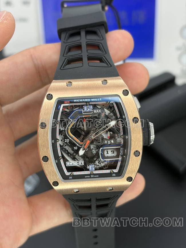 顶级复刻手表TW厂理查德米勒机械RM30-01正面实拍图