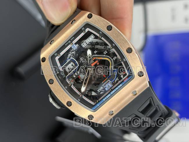 顶级复刻手表TW厂理查德米勒机械RM30-01正面实拍图